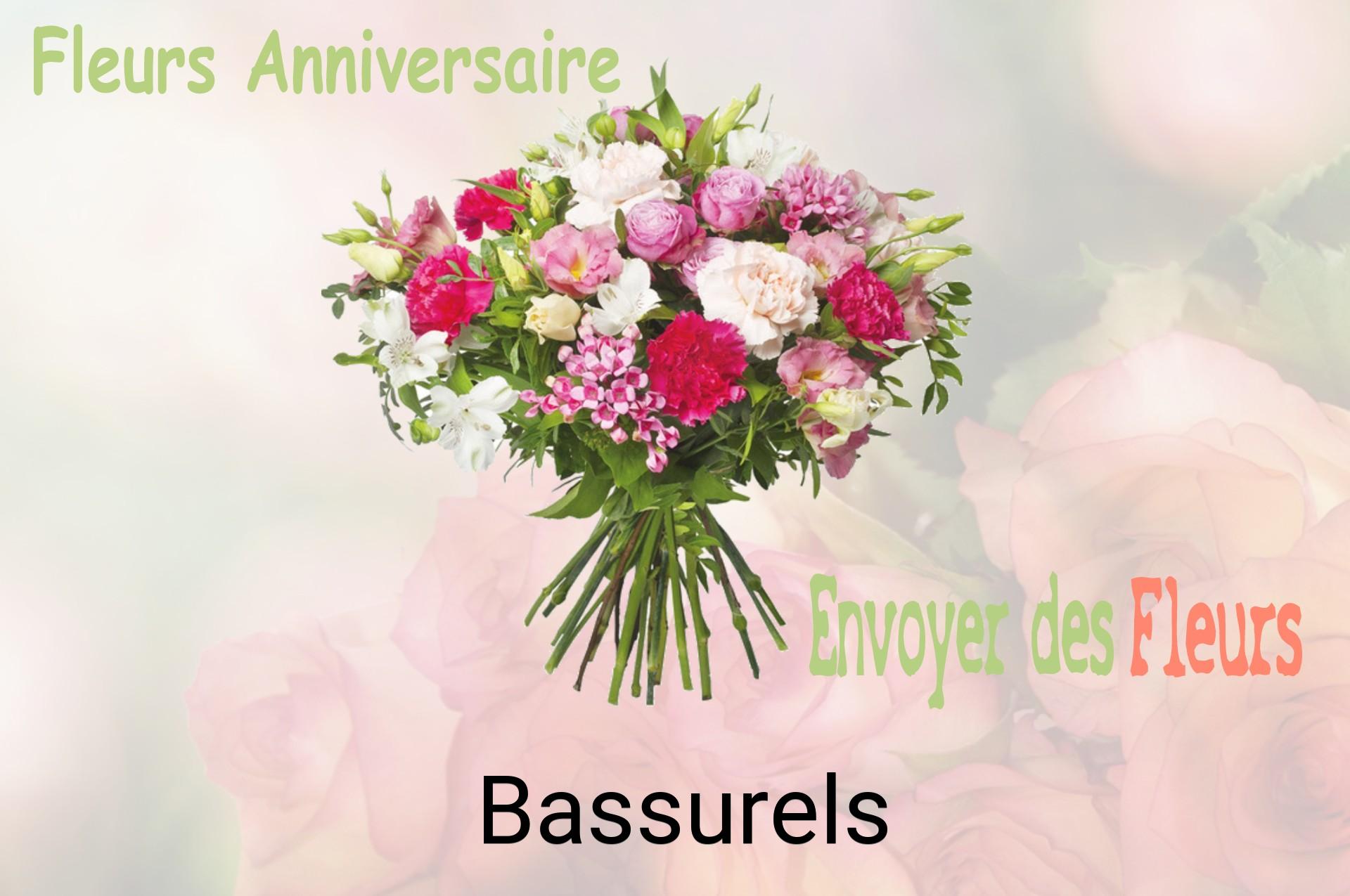 Bouquet de fleurs d’anniversaire livré à Bassurels