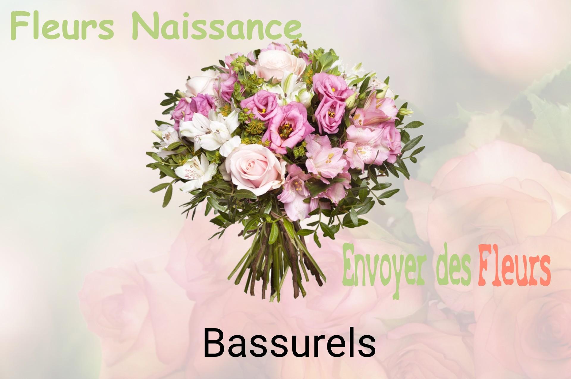 Bouquet de fleurs de naissance livré à Bassurels