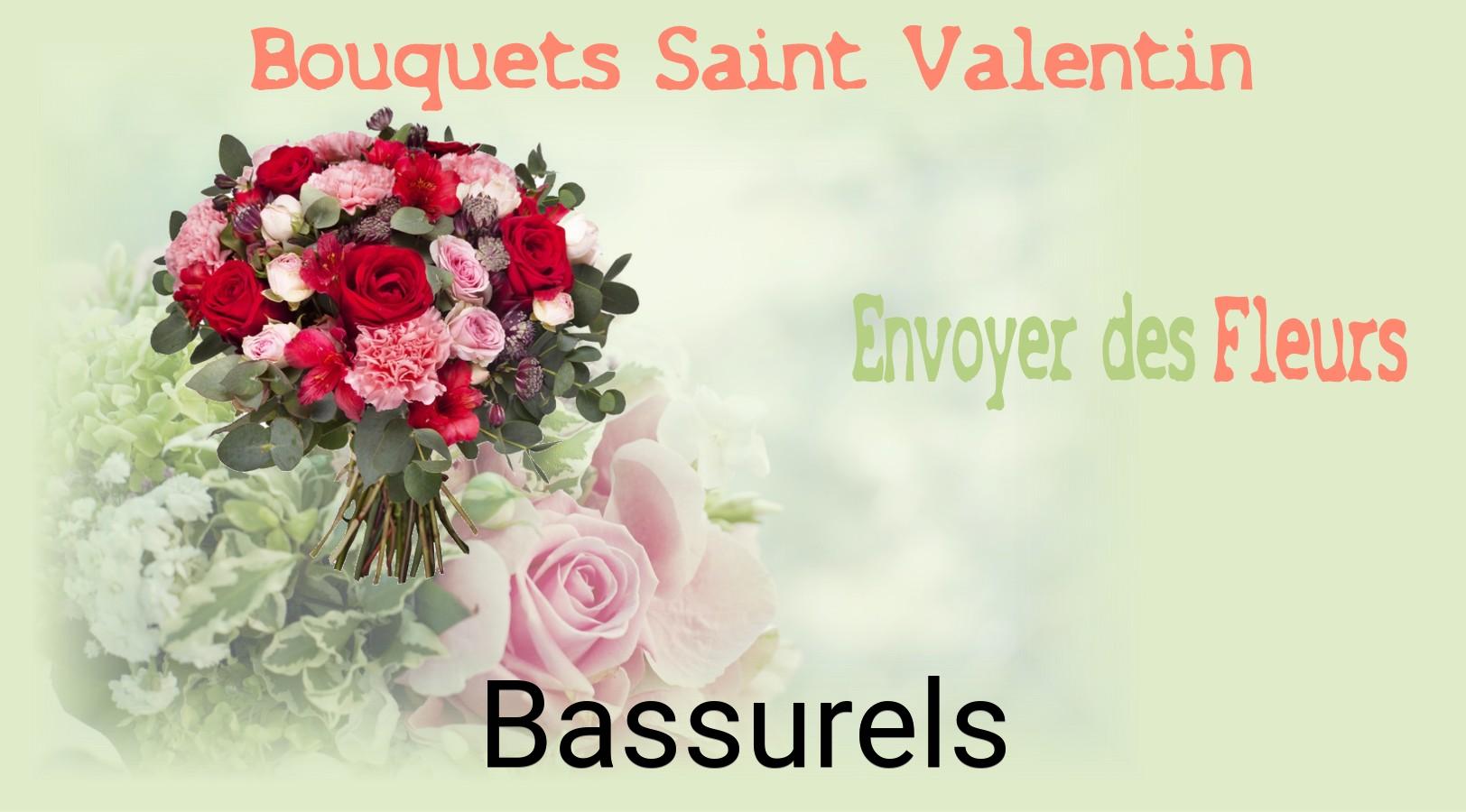 Roses de Saint-Valentin livrées à Bassurels